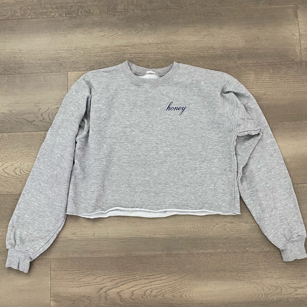 brandy melville cropped sweatshirt